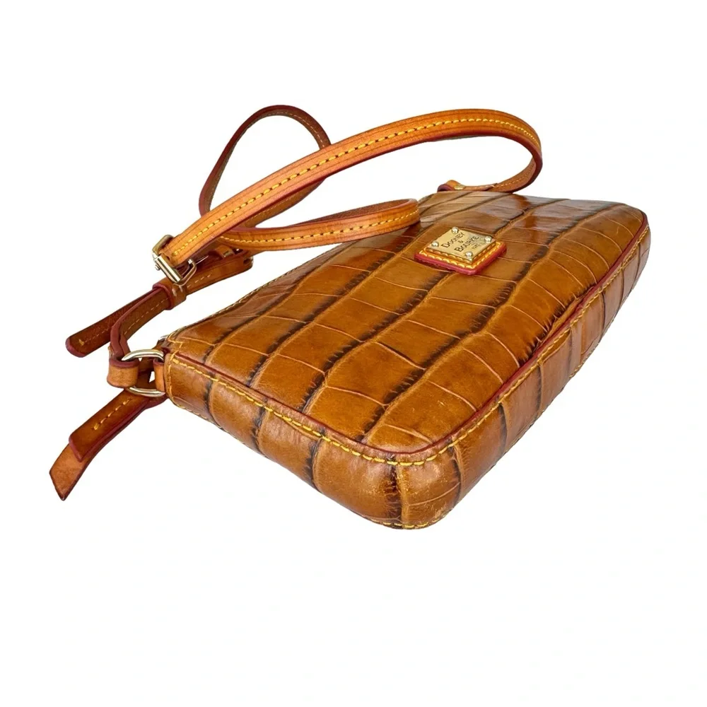 Dooney & Bourke Crossbody Shoulder Bag Embossed Leather